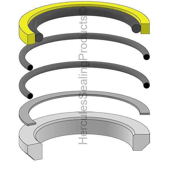 JD-AH164325 John Deere Hydraulic Piston Seal Kit - Union Hydraulics