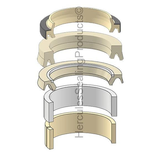 JD-AH210484 John Deere Hydraulic Rod Seal Kit 50 mm - Union Hydraulics
