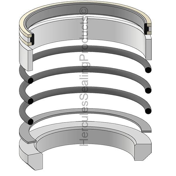 JD-AH212087 John Deere Hydraulic Piston Seal Kit - Union Hydraulics