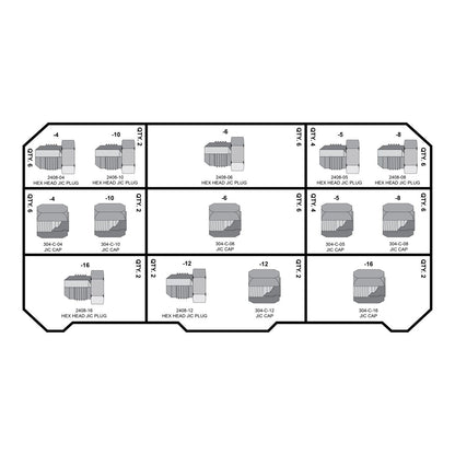 JIC Fittings Tower - GetHydraulics