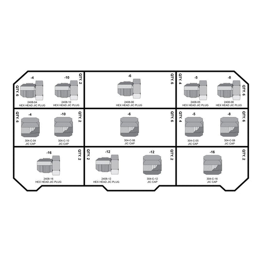 JIC Fittings Tower - GetHydraulics