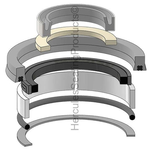 JIC-G109458 Case Hydraulic Cylinder Seal Kit 1-1/2 _ 2-1/2 - Union Hydraulics