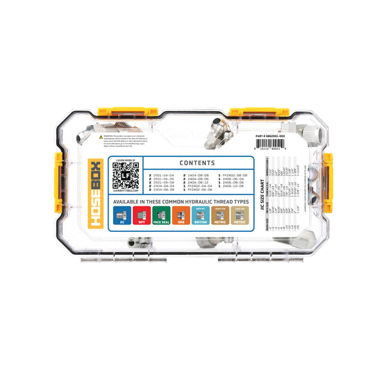 JIC - NPT - ORFS FITTING PACK - GetHydraulics
