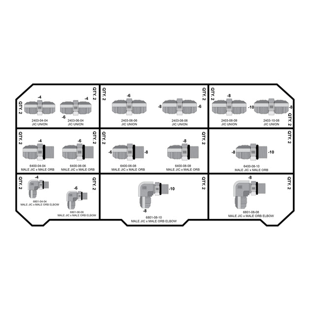 JIC - ORB FITTING PACK - GetHydraulics.com