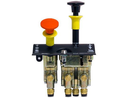 K80F Dual Lever Feathering Non - Disengage Non - Return PTO/Pump Air Control Valve - GetHydraulics