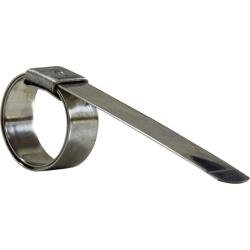 KS14 Preformed Clamp, 3 - 1/2 in Nominal, 301 Stainless Steel, 5/8 in W, 0.03 in Thick - GetHydraulics.com