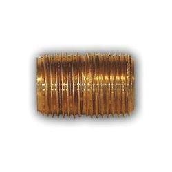 LF112 - 12 Close Nipple, 3/4 in MPT x 3/4 in MPT, 1.31 in, Brass - GetHydraulics.com