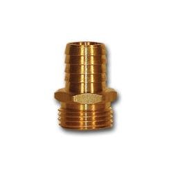 LF29MGH - 1212 Male End Coupling, 3/4 in Hose Barbed x 3/4 in MHT, Brass - GetHydraulics.com