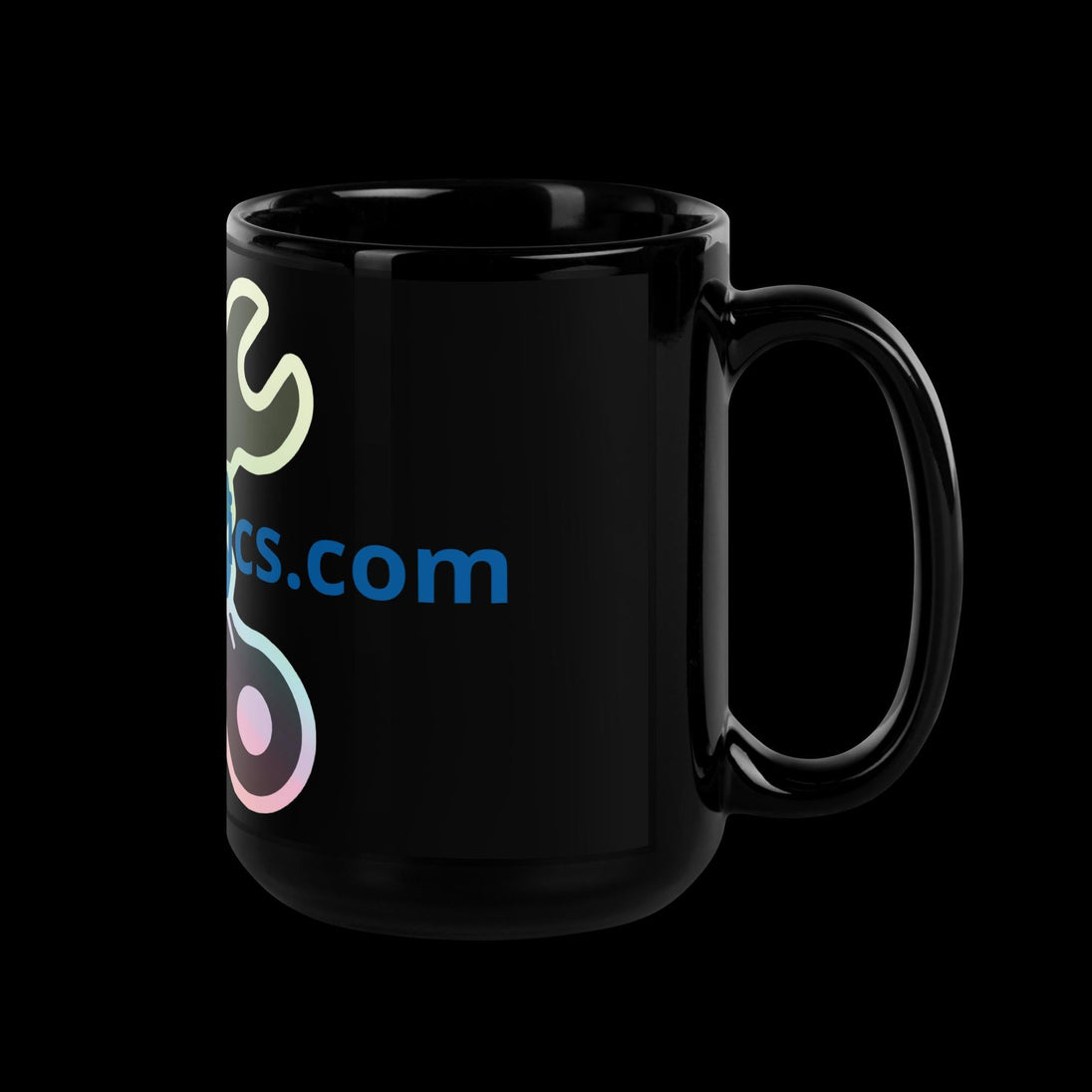 LOGO Black Glossy Mug - GetHydraulics