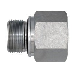 M6405 - 27 - 12 Adapter, M27 Male O-Ring Boss x 3/4 - in Female NPT, Steel - GetHydraulics.com
