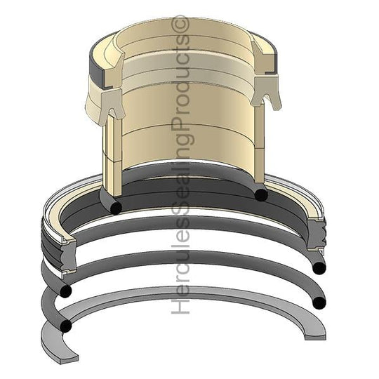 MATU-746367 Manitou Hydraulic Seal Kit, 70.00X120.00 - Union Hydraulics