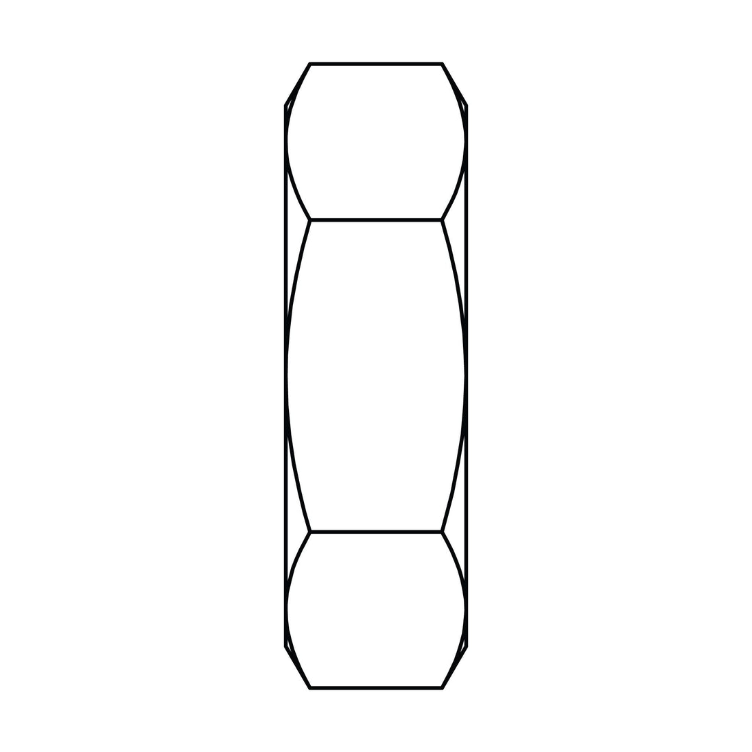 MC6002 - L35 Metric Compression Bulkhead Nut - GetHydraulics.com