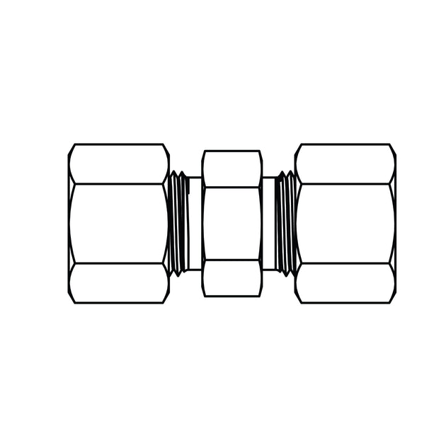 MC6020 - S06 - S06 Metric Compression Union - GetHydraulics.com