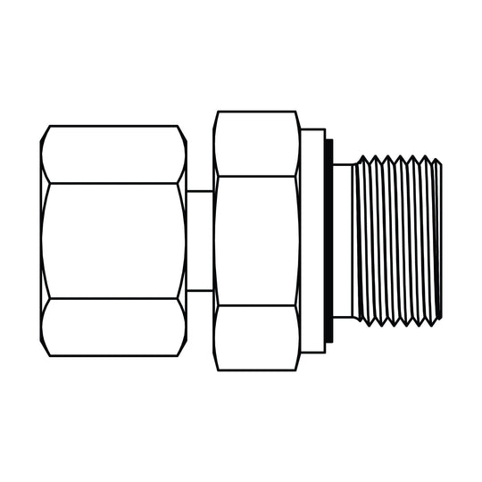 MC6123 - S30 - 42 Metric Compression Stud/Standpipe - Metric - GetHydraulics.com