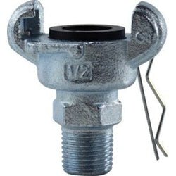 ME - 025 - SP Universal Coupler, 1/4 in Twist Claw x 1/4 in MNPT, Iron - GetHydraulics.com
