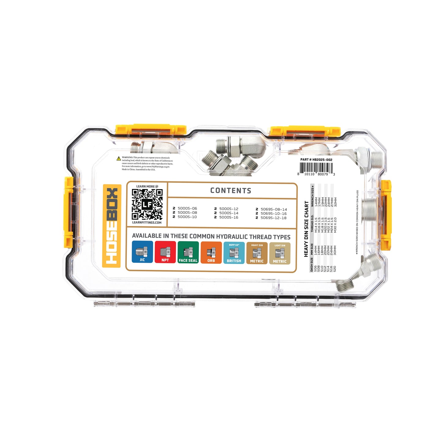 METRIC HEAVY DIN - DIN - METRIC FITTING PACK - GetHydraulics