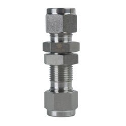 Mid - Lok N2700 - LN SSC270066 Bulkhead Union with Nut, 3/8 - in Tube x 3/8 - in Tube - GetHydraulics.com