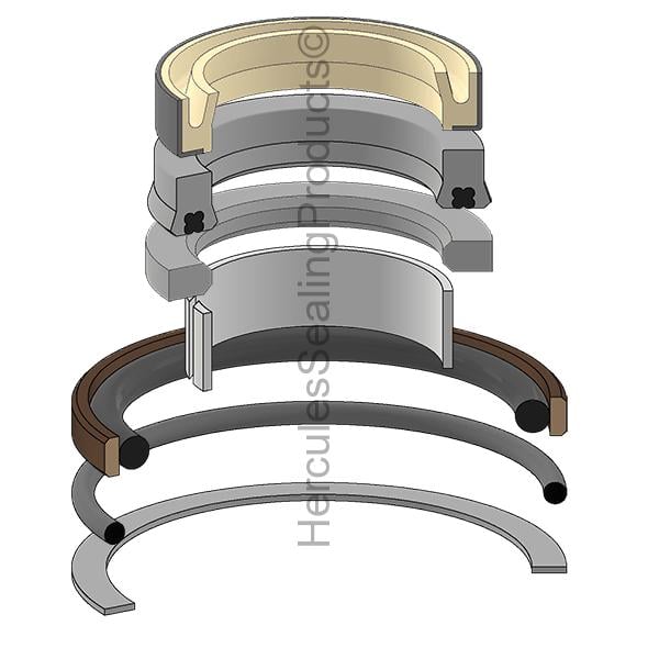 NH-85802571 New Holland Hydraulic Cylinder Seal Kit 56 _ 100 - Union Hydraulics