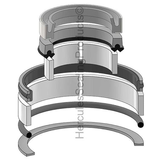 NH-86570933 New Holland Hydraulic Cylinder Seal Kit 1-1/2 _ 2-1/2 - Union Hydraulics