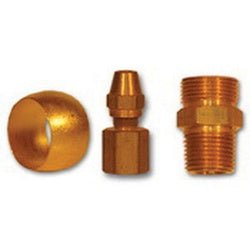 NT62 - 8 Union, 1/2 in NAB x 1/2 in NAB, Brass - GetHydraulics.com