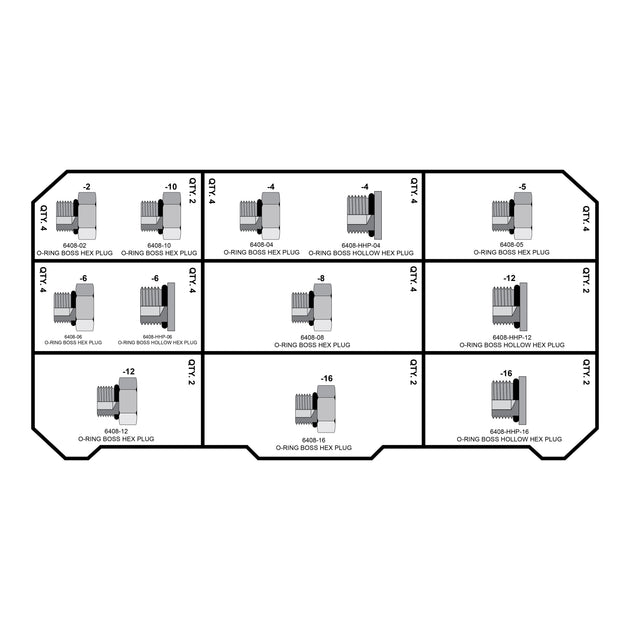 ORB PLUGS FITTING PACK - GetHydraulics.com