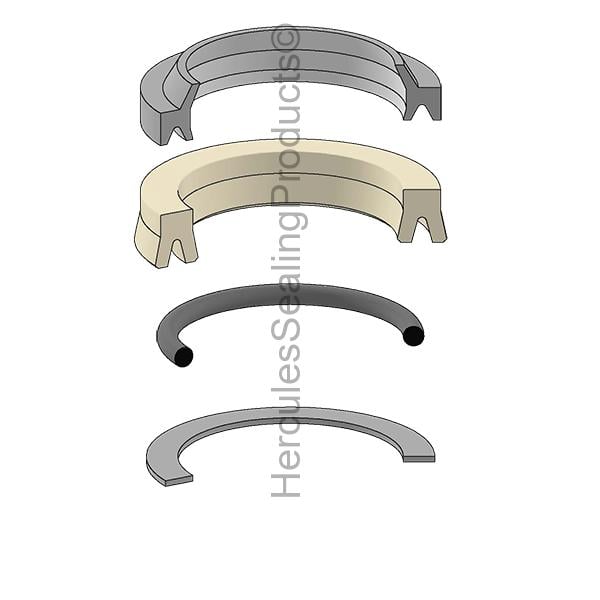 ORT-RS003540020 1" Ortman Telescopic Cylinder Rod Kits - Union Hydraulics