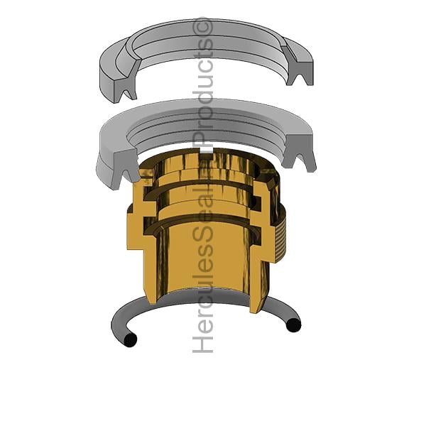 PKH-RG2HLTS131 Parker Hydraulic Rod Gland Kit 1-3/8 - Union Hydraulics