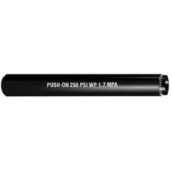 PON - 038 - B General Purpose Push - On Hose, 700 ft L, 250 psi, Nitrile Rubber Tube, Black - GetHydraulics.com