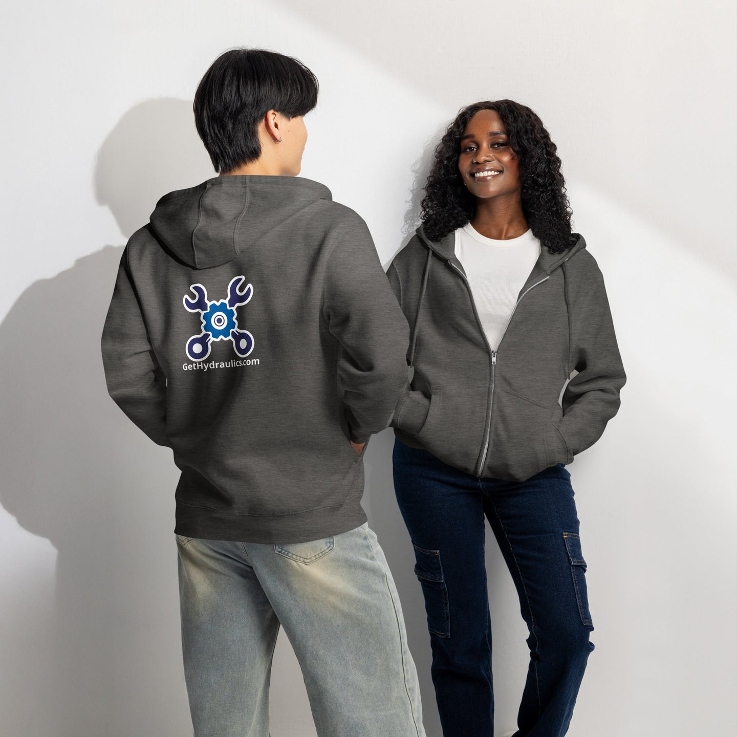Premium full zip hoodie - GetHydraulics.com