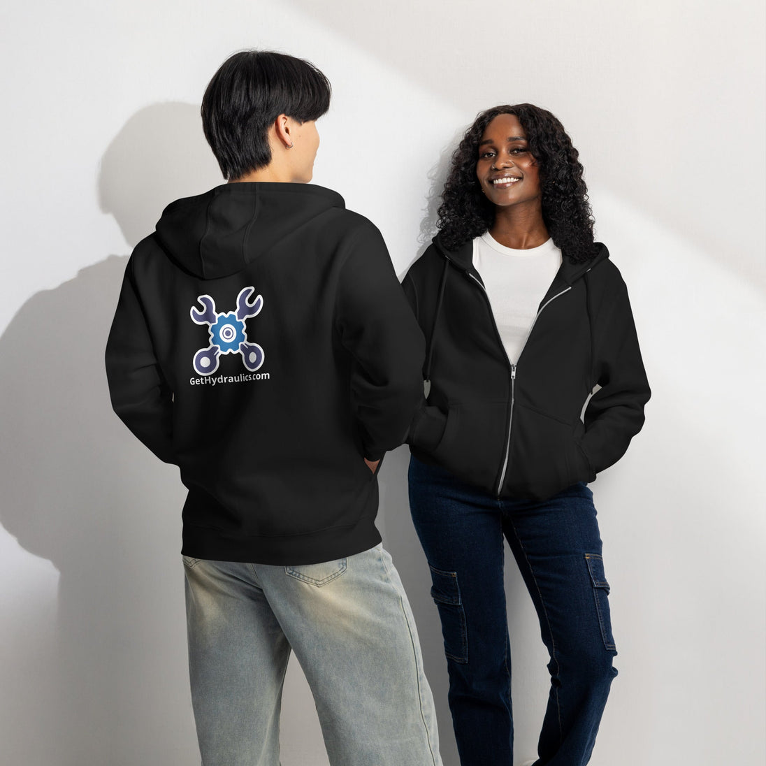 Premium full zip hoodie - GetHydraulics.com