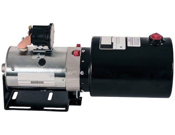 PU304 No Valve DC Powered Unit - Externally Adjustable Relief Horizontal 1.00 Gallon - GetHydraulics