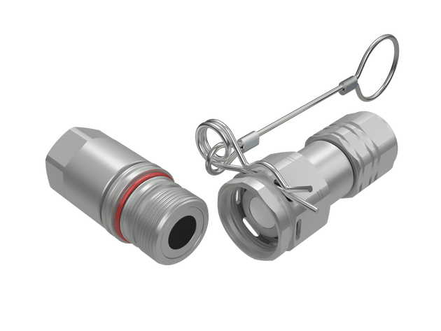 PVT4 - SL - 22 - 20N - SAE DNP Americas Hydraulic Quick Diconnect Nipple - GetHydraulics