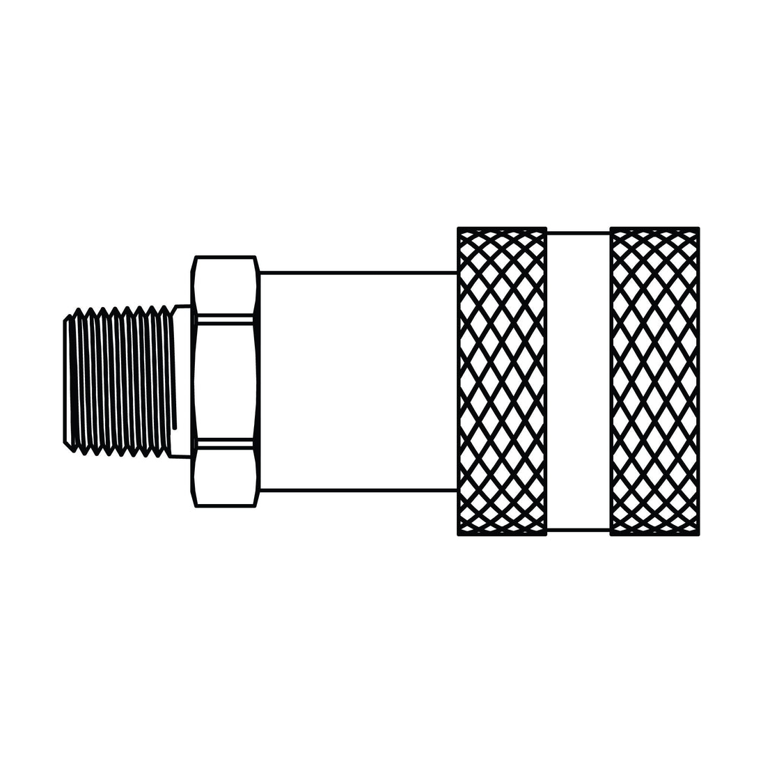 PVVM - 04F - 04MP PVVM Coupler - GetHydraulics.com
