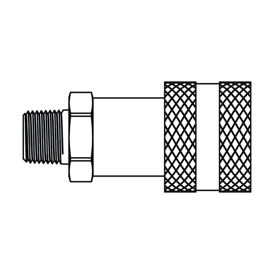PVVM - 04F - 04MP PVVM Coupler - GetHydraulics.com