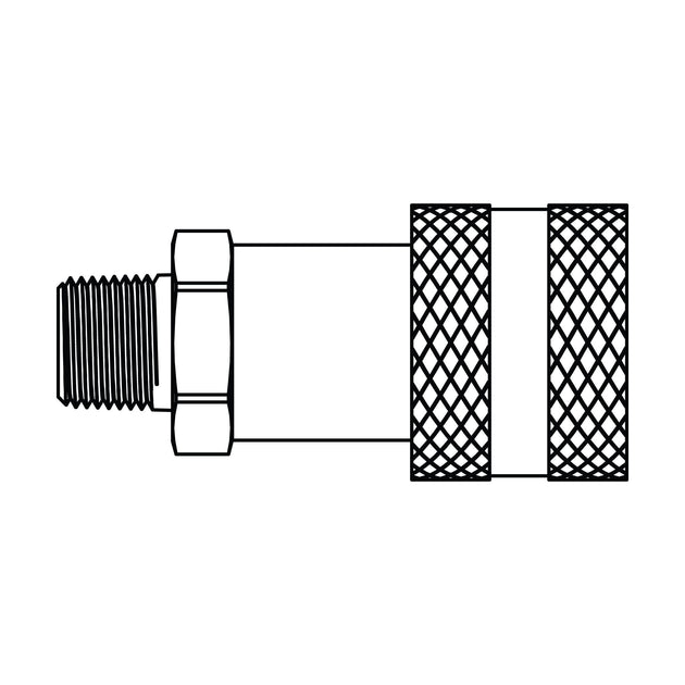 PVVM - 06F - 06MP PVVM Coupler - GetHydraulics.com