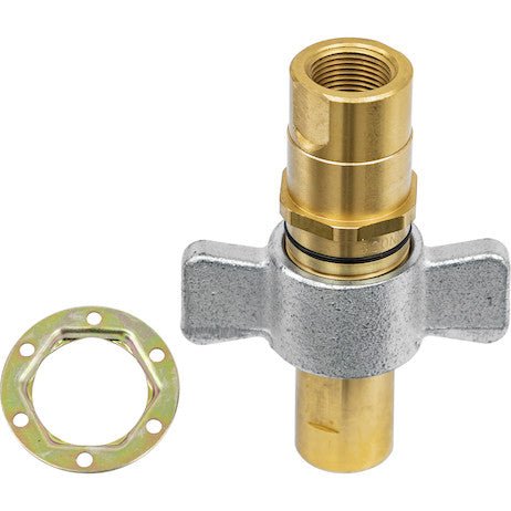 QDWC12 3/4 Inch Wing - Type Hydraulic Quick Coupler Male And Female Assembly - GetHydraulics