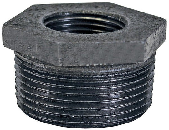 RAB150125 Iron Reducing Bushing 1 - 1/2 Inch Male NPT x 1 - 1/4 Inch Female NPT - GetHydraulics