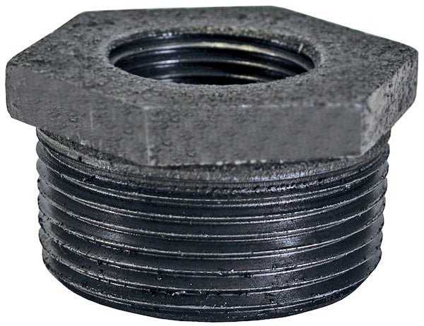 RAB200150 Iron Reducing Bushing 2 Inch Male NPT x 1 - 1/2 Inch Female NPT - GetHydraulics