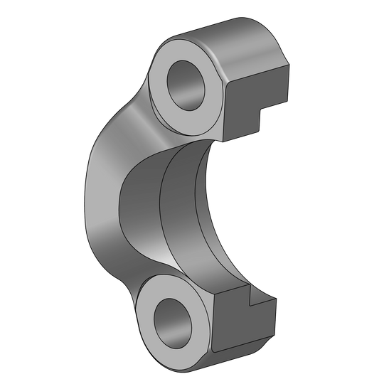 SFX - 08 Split Flange Half - Code 62 - GetHydraulics.com