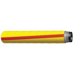 SFY - 125 - 50 Heavy - Duty Steelflex Air Hose, 50 ft L, 600 psi, Rubber Tube, Yellow - GetHydraulics.com