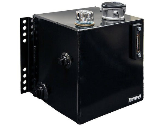 SMR15SF10 15 Gallon Side Mount Steel Hydraulic Reservoir With 10 Micron Filter - GetHydraulics