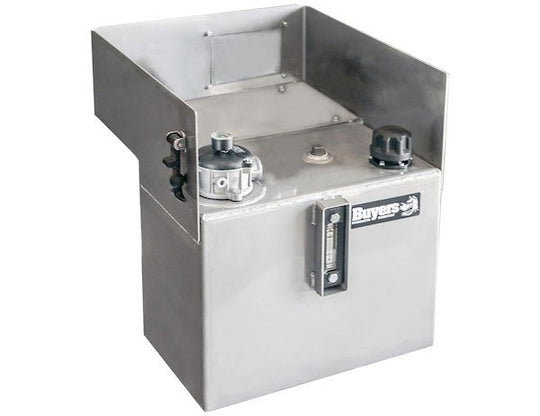 SMR15VESSC 15 Gallon Stainless Steel Hydraulic Reservoir - Compact Version - GetHydraulics