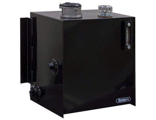 SMR25SF10 25 Gallon Side Mount Steel Hydraulic Reservoir With 10 Micron Filter - GetHydraulics