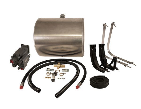 SMWLK50ADMCW 50 Gallon Side - Mount Reservoir/Direct Mount Pump Wetline Kit CW with Aluminum Tank - GetHydraulics