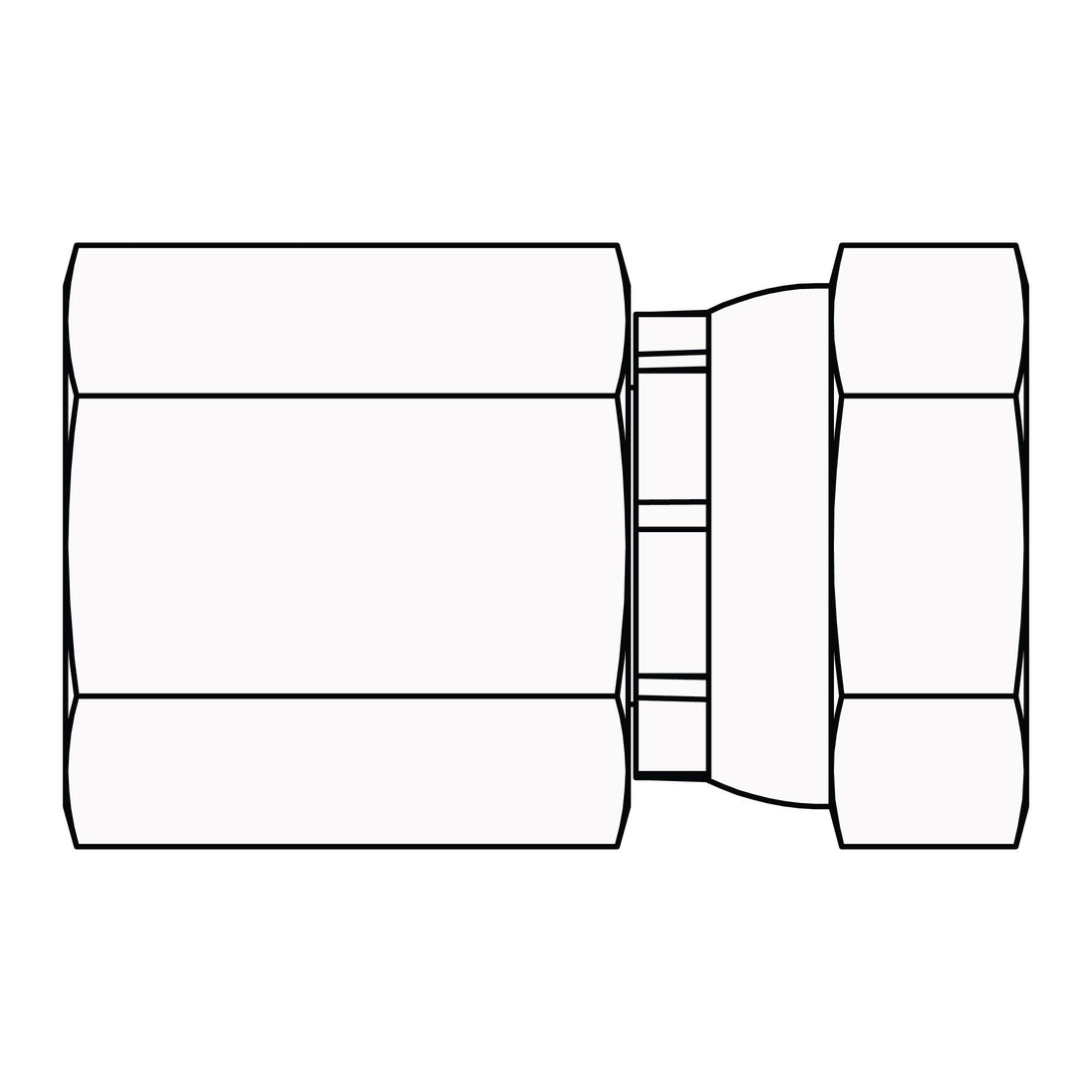 SS - 1405 - 04 - 04 - FG Pipe to Pipe Swivel - GetHydraulics.com