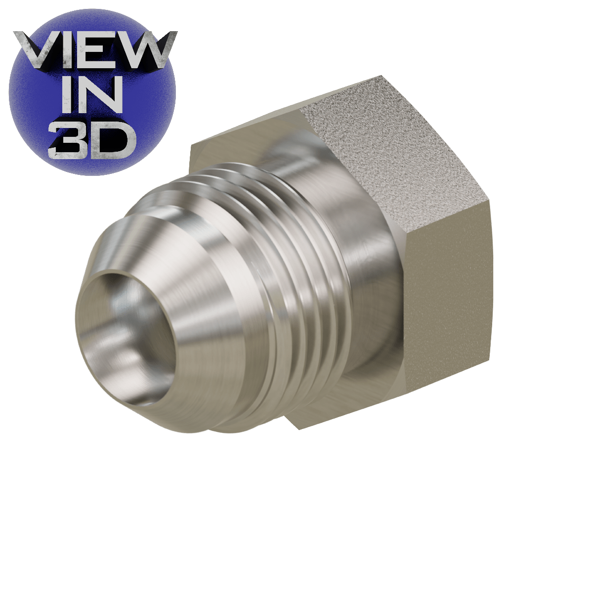 SS - 2408 - 02 - FG JIC Plug - GetHydraulics.com