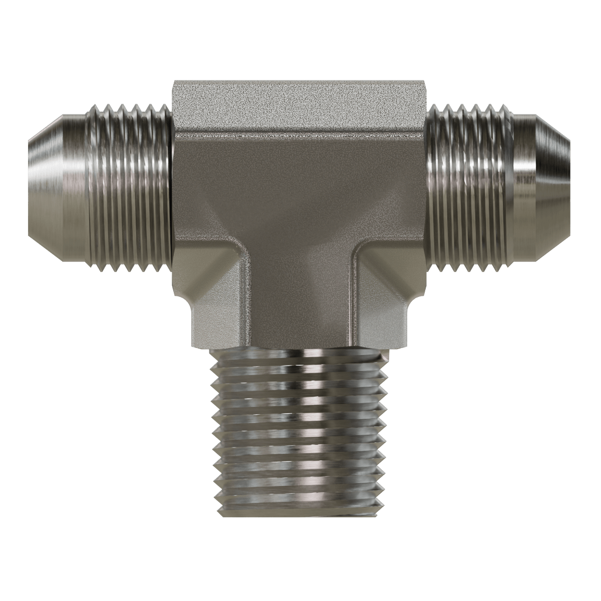 SS - 2601 - 08 - 08 - 06 - FG JIC to Pipe Branch Tee - GetHydraulics.com