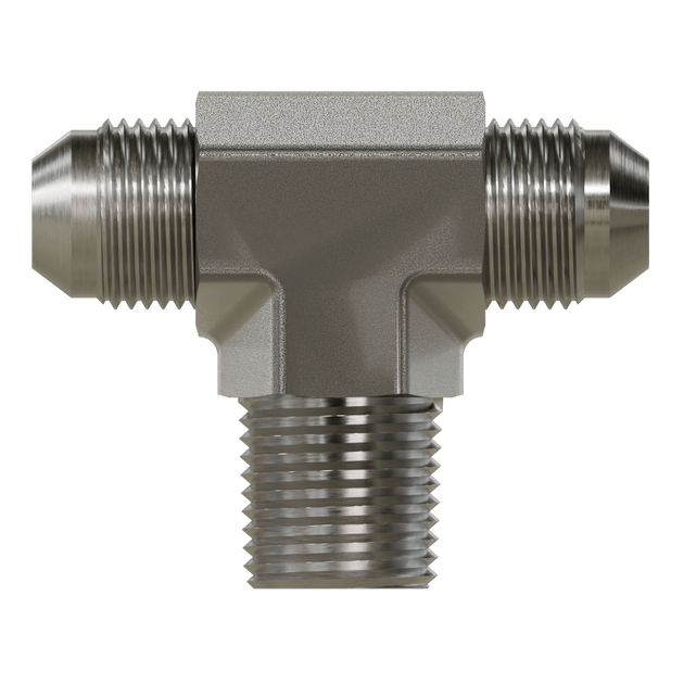 SS - 2601 - 10 - 10 - 08 - FG JIC to Pipe Branch Tee - GetHydraulics.com