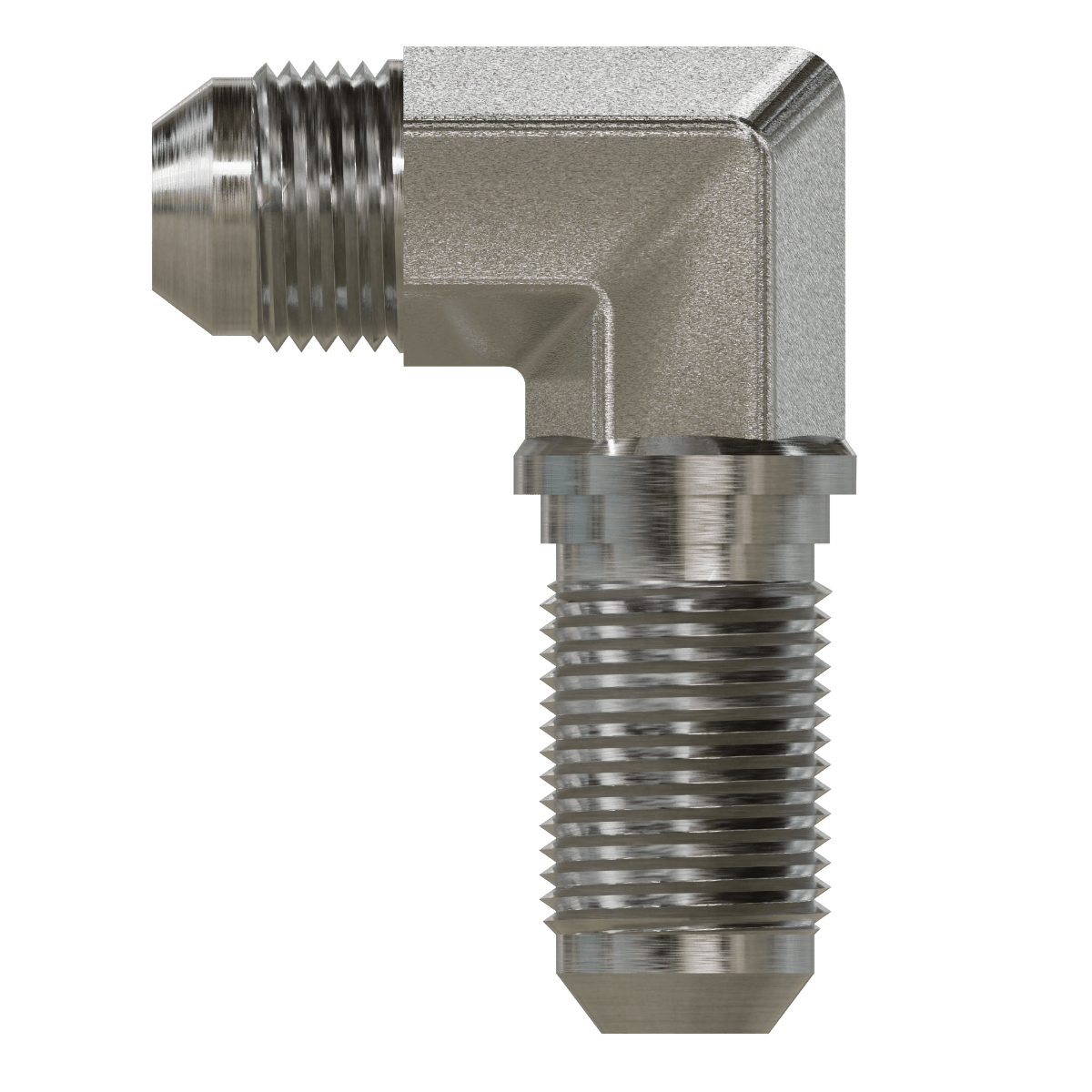 SS - 2701 - 03 - 03 - FG JIC Bulkhead Union Elbow 90 - GetHydraulics.com