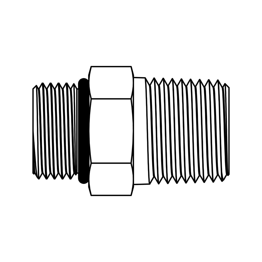 SS - 6401 - 08 - 06 - FG O-Ring to Pipe - GetHydraulics.com